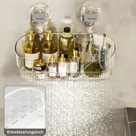 Shower Organizer | Quick Installation | Efficient Water Drainage | Plastic