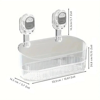 Shower Organizer | Quick Installation | Efficient Water Drainage | Plastic