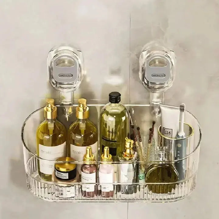 Shower Organizer | Quick Installation | Efficient Water Drainage | Plastic