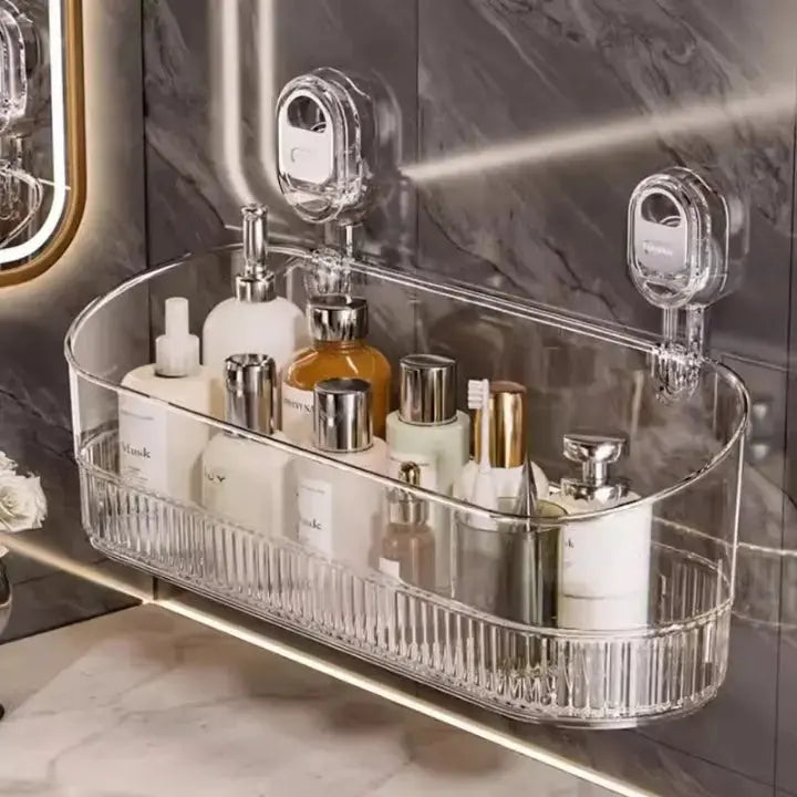 Shower Organizer | Quick Installation | Efficient Water Drainage | Plastic