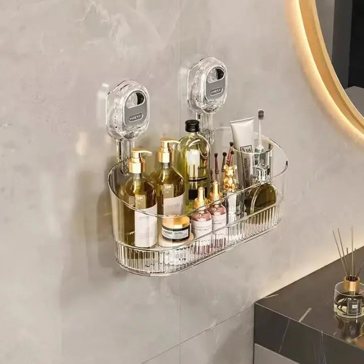 Shower Organizer | Quick Installation | Efficient Water Drainage | Plastic