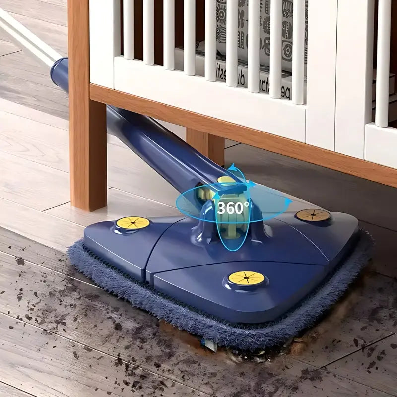 Triangular Mop | 360° Rotation | Easy Cleaning | Plastic