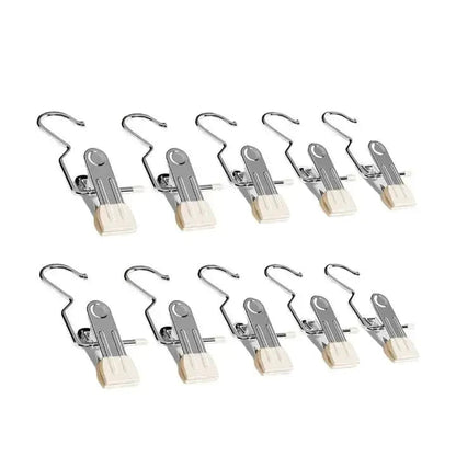 Clothing Snap Clips | Non-stick Grip | Space-saving Storage | Stainless Steel