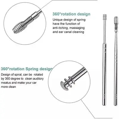 Earwax Removal Tools | Non-stick | Precise Cleaning | Stainless Steel