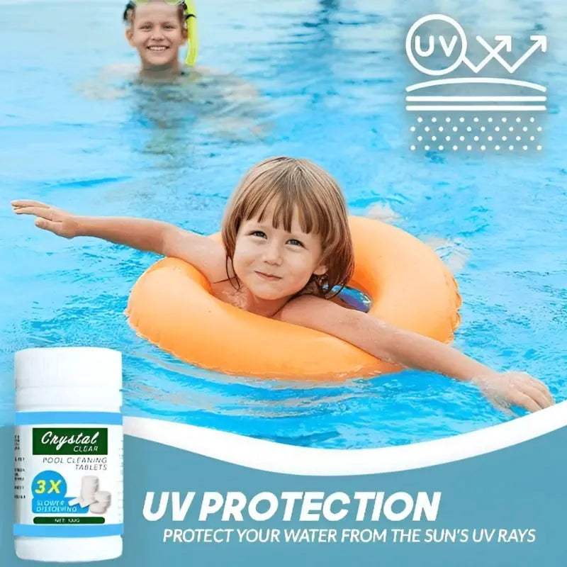 Pool Tablets | Fast Acting | Algae Protection | Chemical
