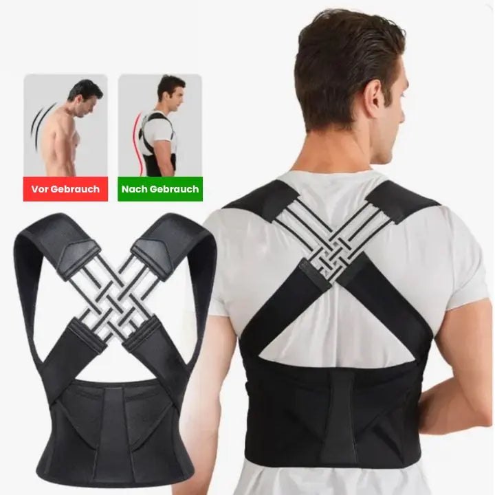 Posture Corrector | Adjustable Fit | Pain Reduction | Neoprene