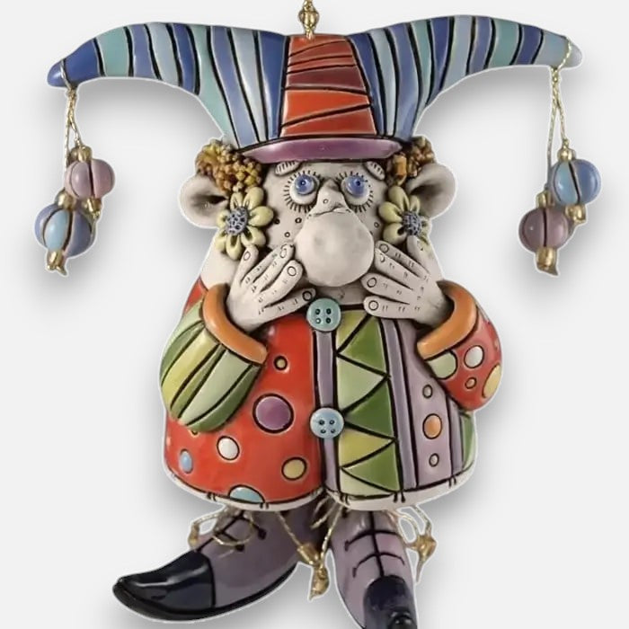 Wind Chime | Handcrafted | Deep Resonant Sound | Clay