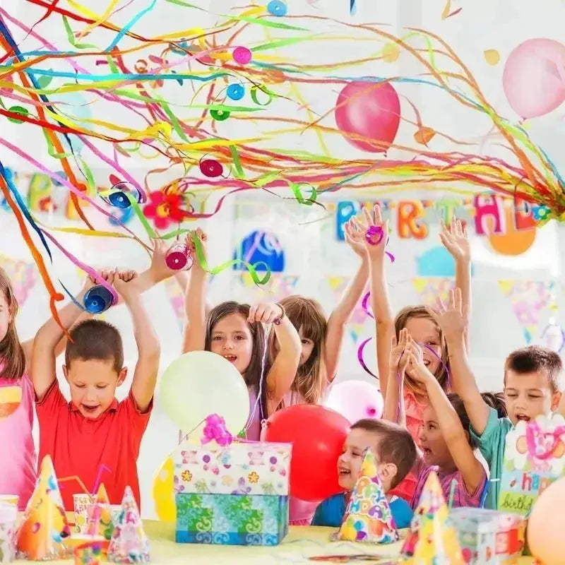 Paper Streamers | Residue-free | Safe for Children | Biodegradable