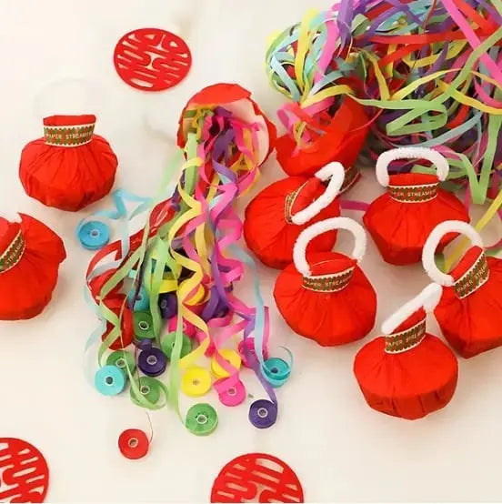Paper Streamers | Residue-free | Safe for Children | Biodegradable