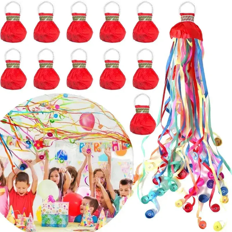 Paper Streamers | Residue-free | Safe for Children | Biodegradable