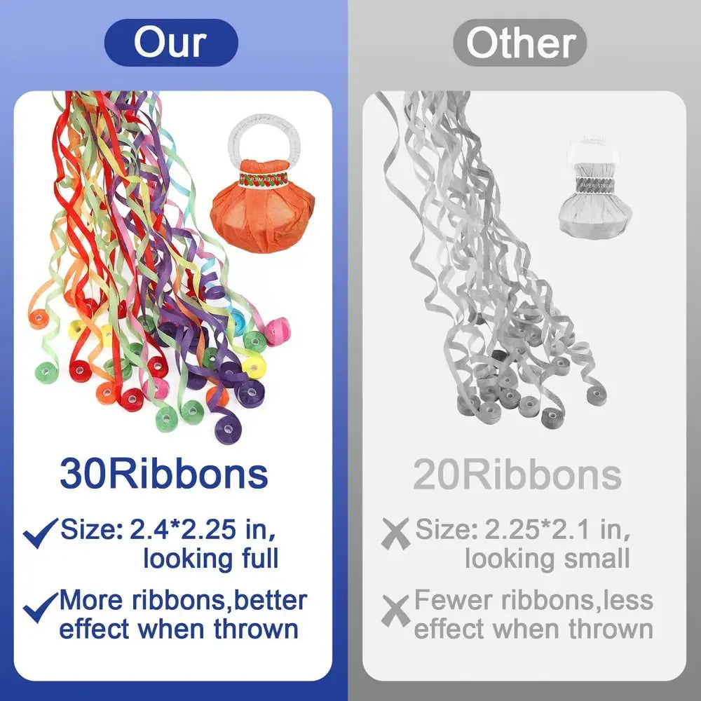 Paper Streamers | Residue-free | Safe for Children | Biodegradable
