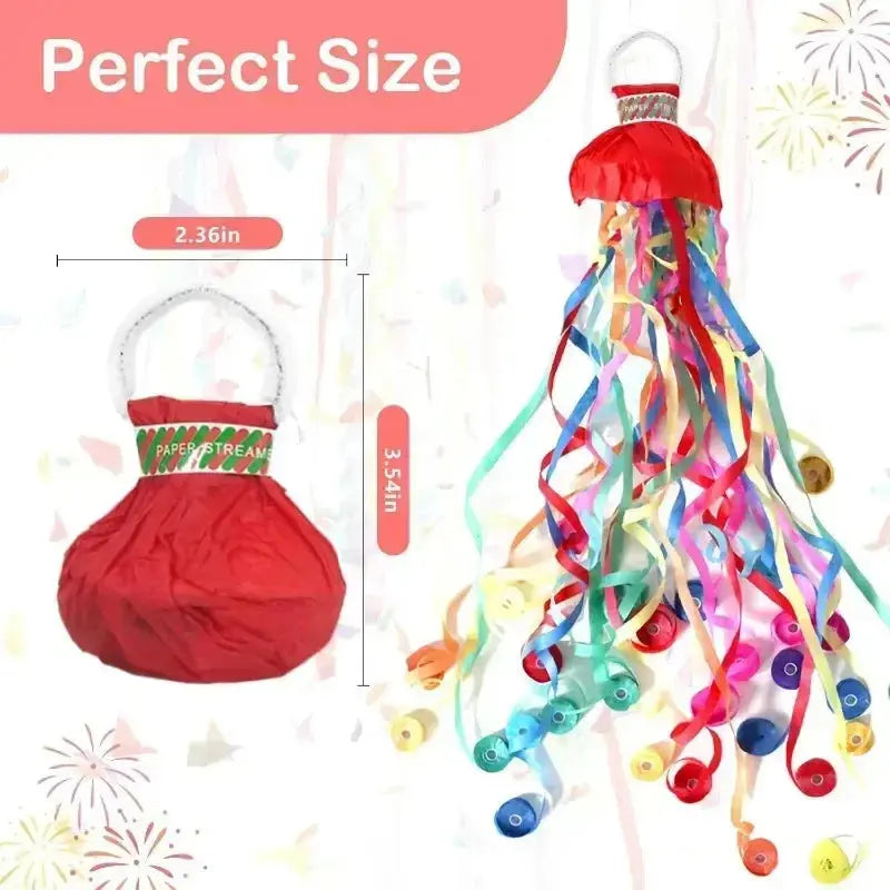 Paper Streamers | Residue-free | Safe for Children | Biodegradable