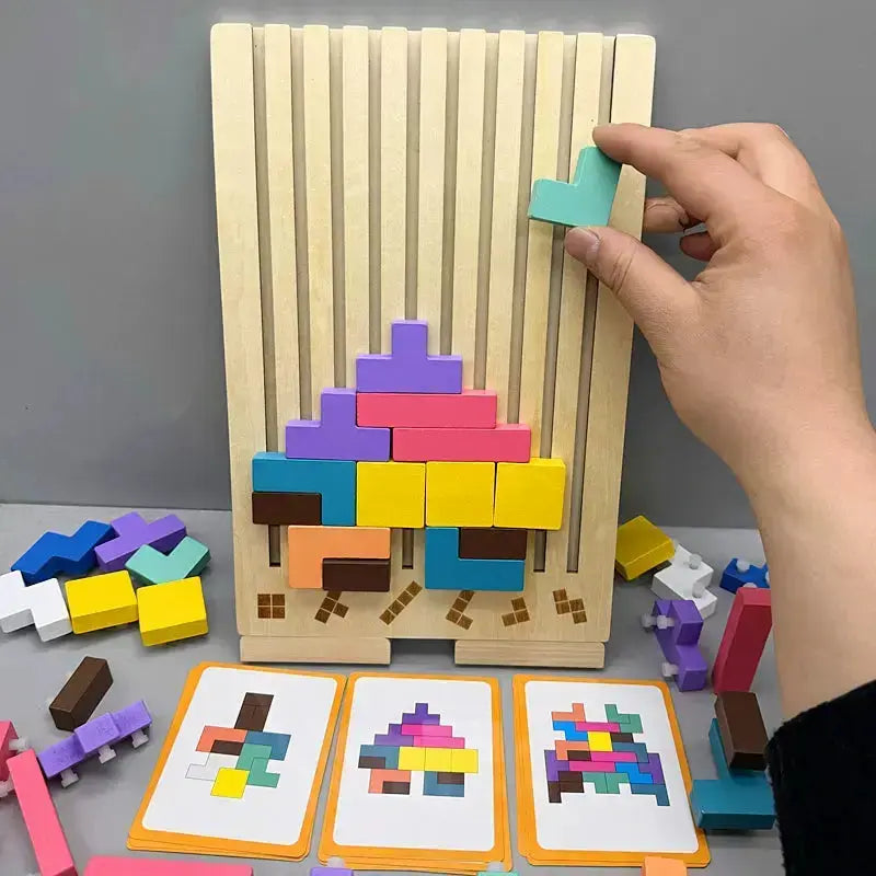Wooden Desk Game | Skill Builder | Improves Concentration | Wood