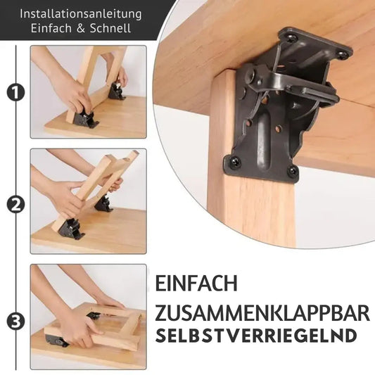 Folding Fittings | Heavy Duty | Self-locking Mechanism | Steel