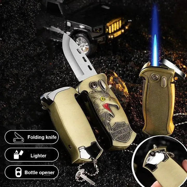 Folding Chef's Knife | Non-stick | Dual-Function Use | Zinc Alloy