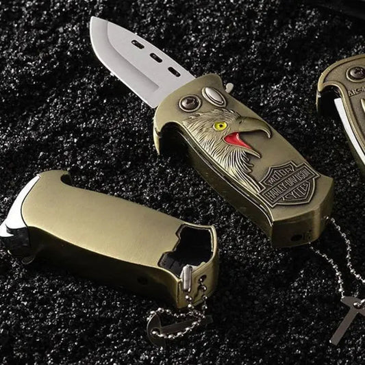 Folding Chef's Knife | Non-stick | Dual-Function Use | Zinc Alloy