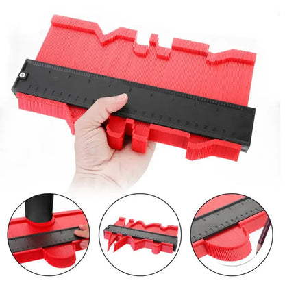Contour Gauge | Exact Shape | Easy Adjustment | Plastic