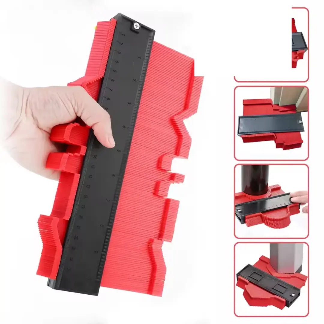 Contour Gauge | Exact Shape | Easy Adjustment | Plastic