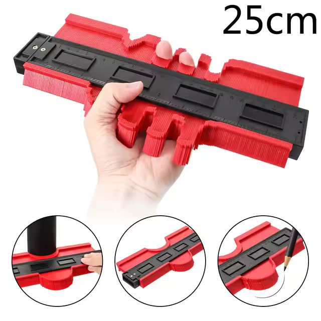 Contour Gauge | Exact Shape | Easy Adjustment | Plastic