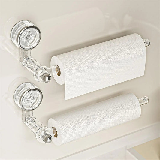 Suction Towel Holder | 180° Rotatable | Drill-Free Setup | Plastic