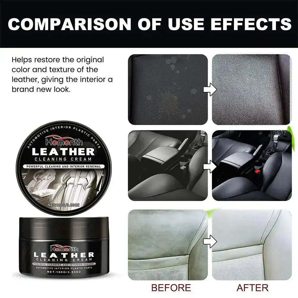 Leather Care Cream | Quick-Drying | Restores and Protects | Leather