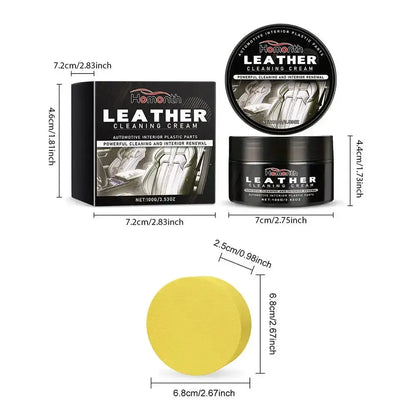 Leather Care Cream | Quick-Drying | Restores and Protects | Leather