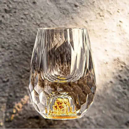 Shot Glasses | Diamond Cut | Elegant Design | Crystal