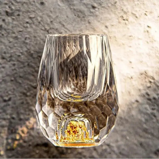 Shot Glasses | Diamond Cut | Elegant Design | Crystal