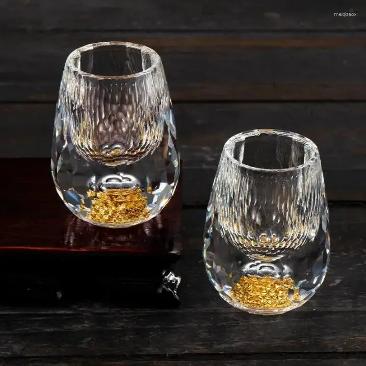 Shot Glasses | Diamond Cut | Elegant Design | Crystal
