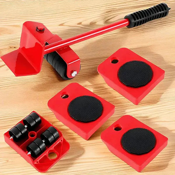 Furniture Lifter | Ergonomic Lever | Floor Protection | Carbon Steel