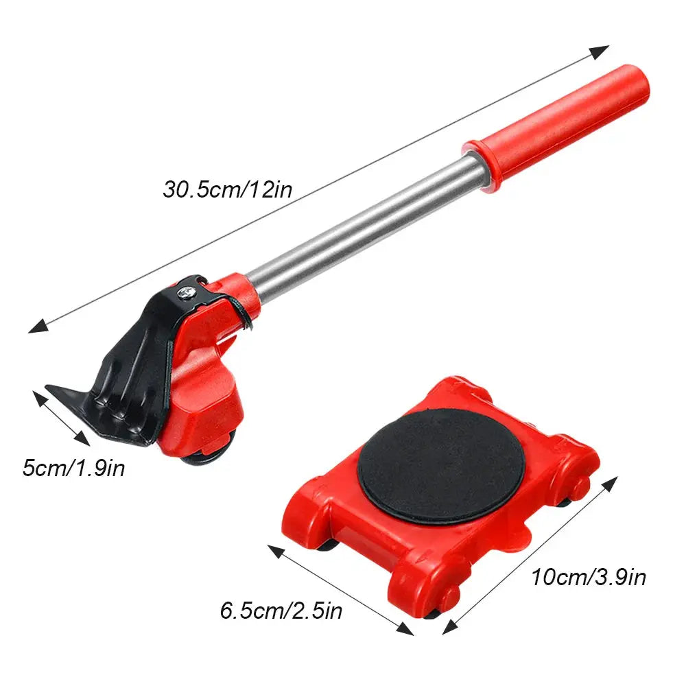 Furniture Lifter | Ergonomic Lever | Floor Protection | Carbon Steel