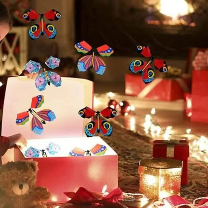 Flying Butterflies | Magical Effect | Reusable Decoration | Paper
