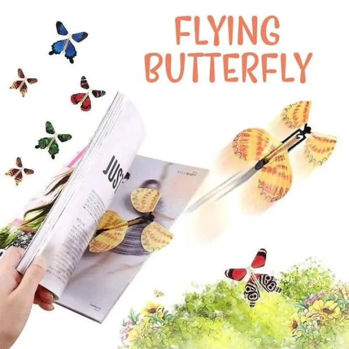 Flying Butterflies | Magical Effect | Reusable Decoration | Paper