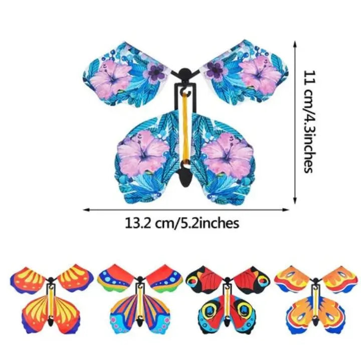 Flying Butterflies | Magical Effect | Reusable Decoration | Paper
