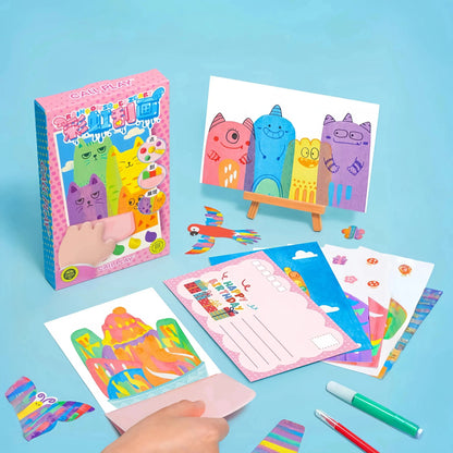 Children's Art Set | Mess-Free | Safe and Easy to Use | Plastic