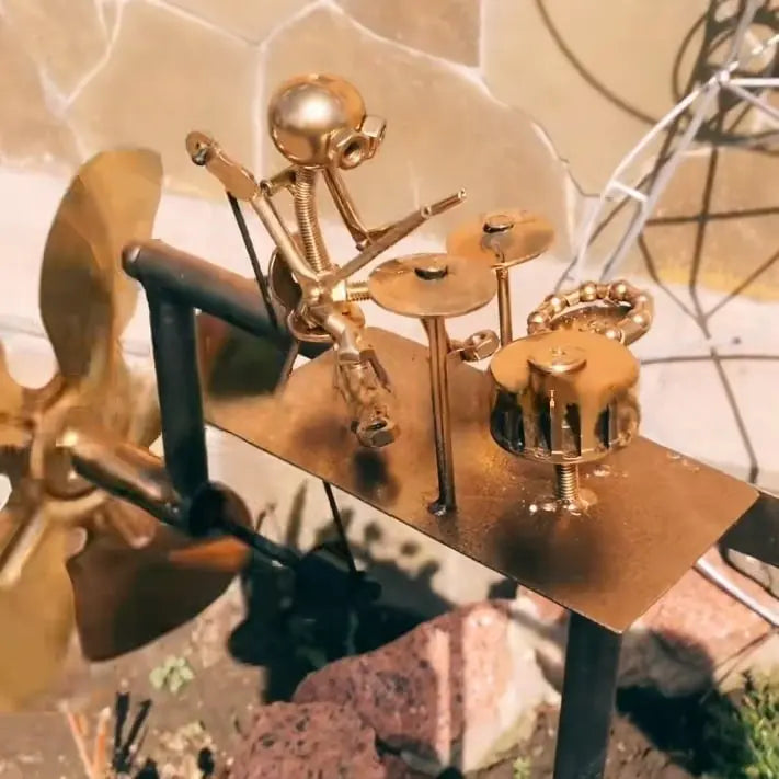 Decorative Windmill | Wind-powered | Musical Charm | Steel