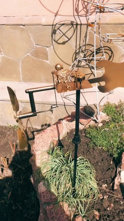 Decorative Windmill | Wind-powered | Musical Charm | Steel