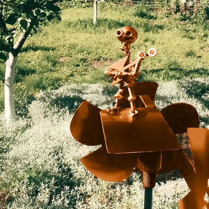 Decorative Windmill | Wind-powered | Musical Charm | Steel