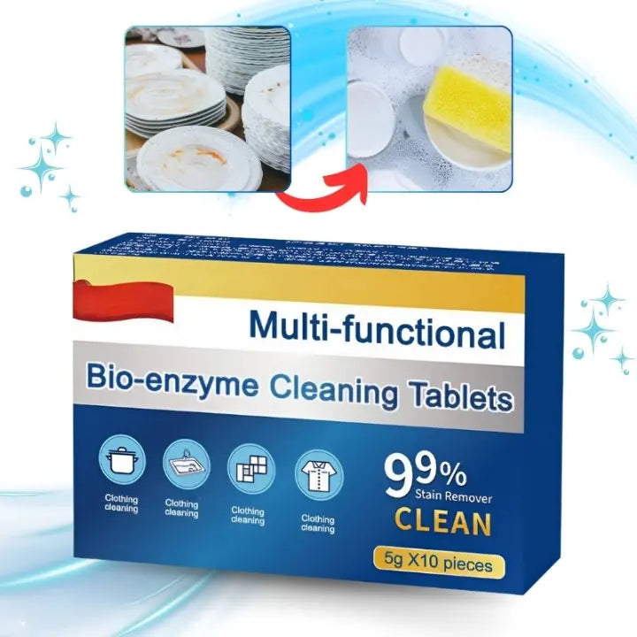 Cleaning Tablets | Stain Removal | Antibacterial Protection | Chemical