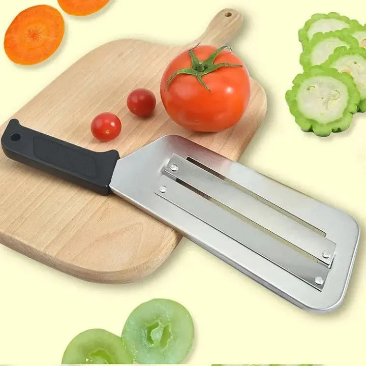 Vegetable Slicer | Ultra-sharp | Precise Even Cuts | Stainless Steel