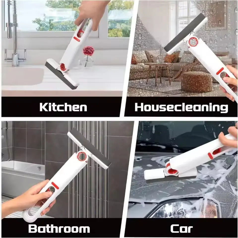Mini Cleaning Stick | Streak-Free | Ergonomic Grip | Plastic