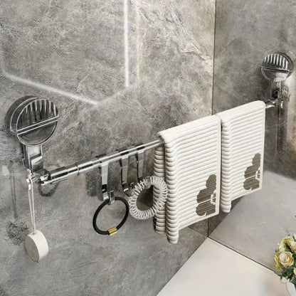 Towel Rack | Adjustable Length | Tool-Free Installation | Stainless