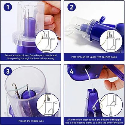 Knitting Tool | Non-stick | Even Tension System | Plastic