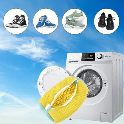 Shoe Cleaning Bag | Soft Bristles | Protects Shoes | Mesh