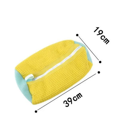 Shoe Cleaning Bag | Soft Bristles | Protects Shoes | Mesh