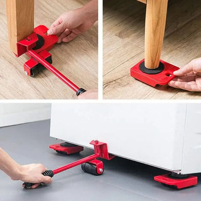 Furniture Lifter | Ergonomic Lever | Floor Protection | Carbon Steel