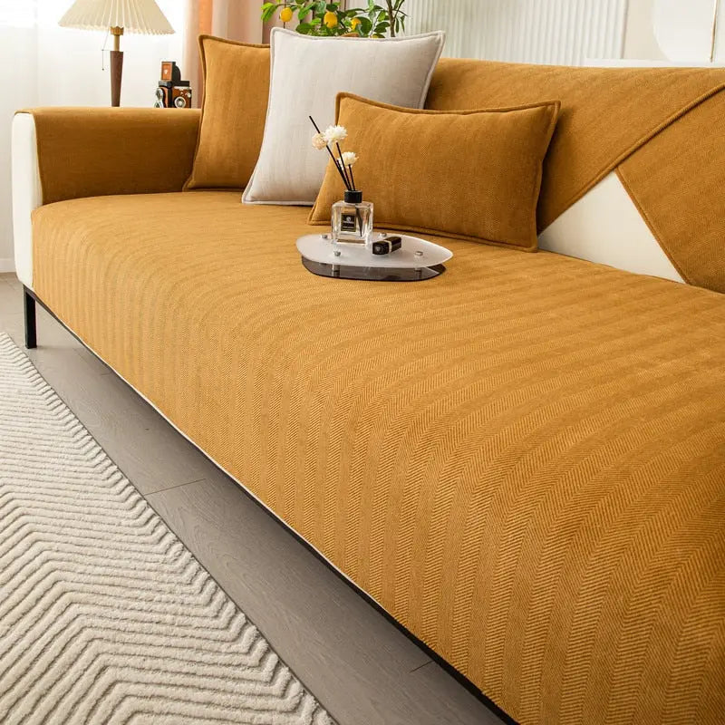 Sofa Cover | Non-slip | Secure Fit | Chenille
