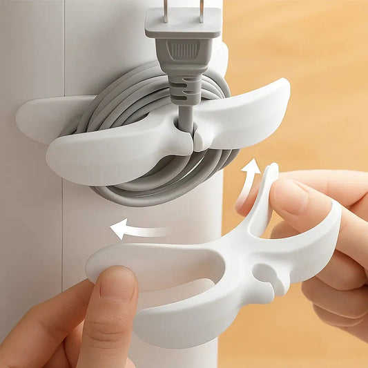 Cable Organizer | Self-adhesive | Clutter Elimination | Plastic