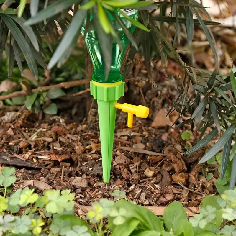 Self-Watering Spikes | Adjustable Flow | Automatic Watering | Plastic