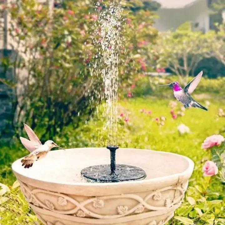 Solar Fountain | Solar Powered | Energy Saving | Plastic